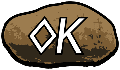 Diamond K Farms potato badge